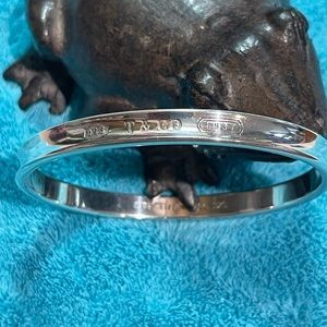 Tiffany & Co. 925 Silver Classic 1837 Bangle